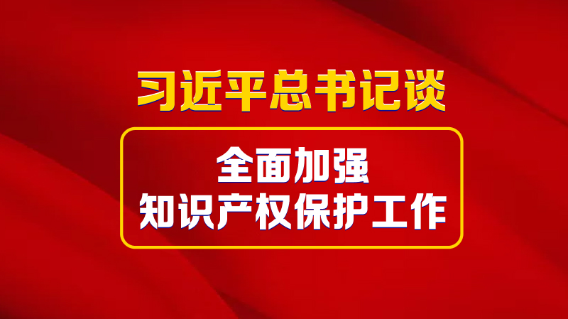 習(xí)近平總書記談全面加強(qiáng)知識產(chǎn)權(quán)保護(hù)工作